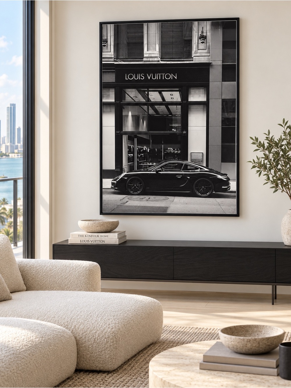 Brand New Louis Vuitton Luxury Car Wall Art – 36” x 24”
